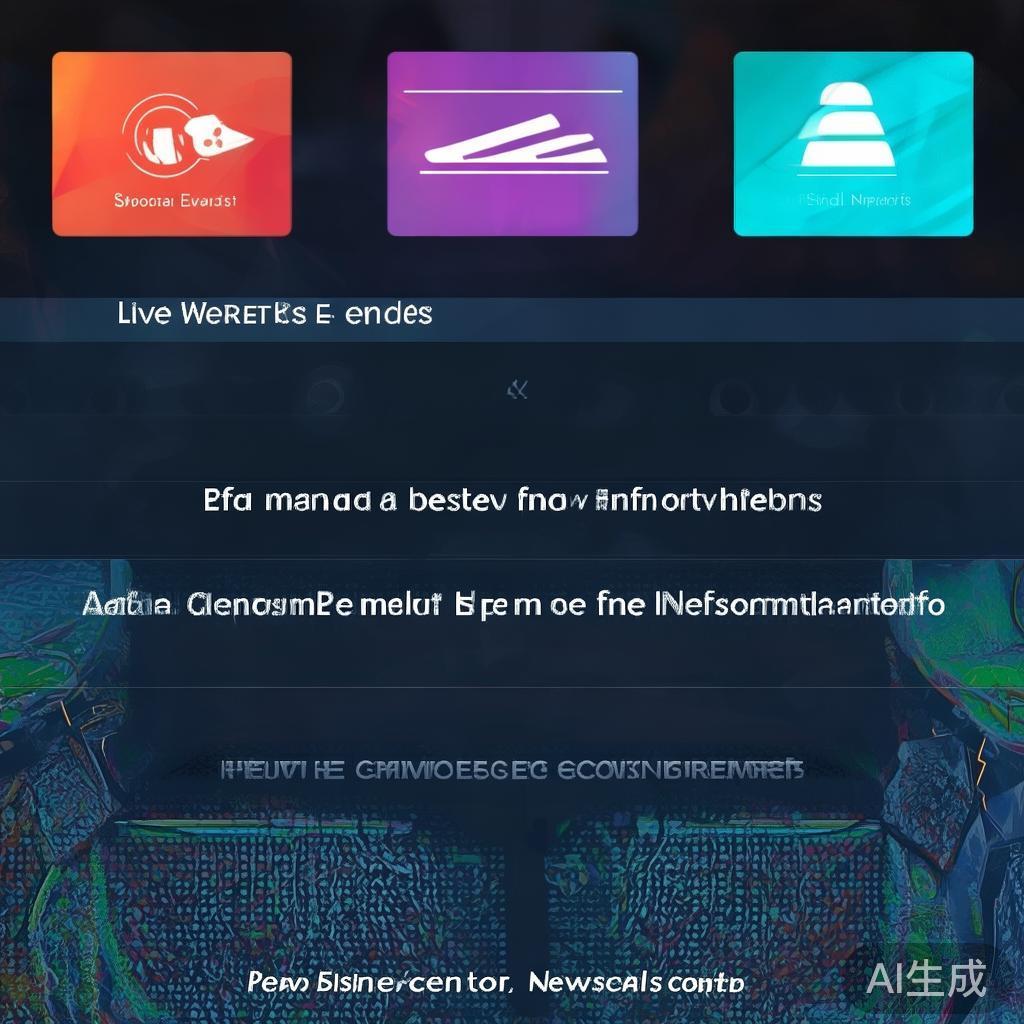 海德体育的顶部导航栏通常包含“体育赛事”、“直播频